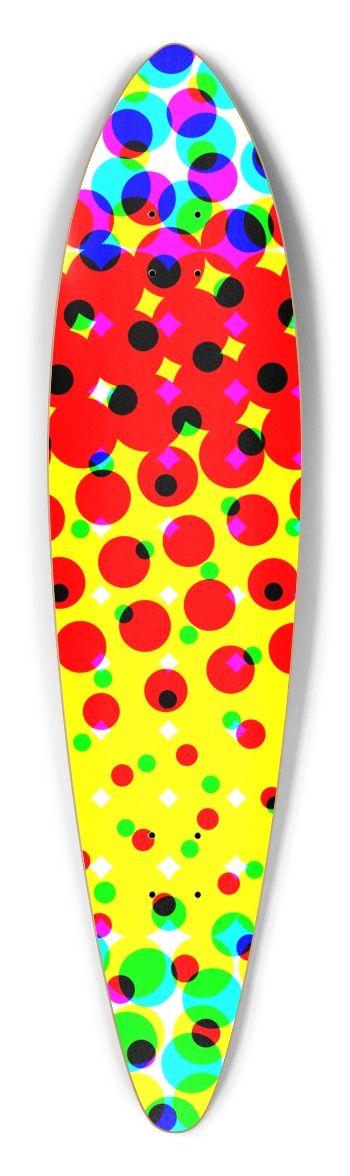 Abstract Color Halftone Dots