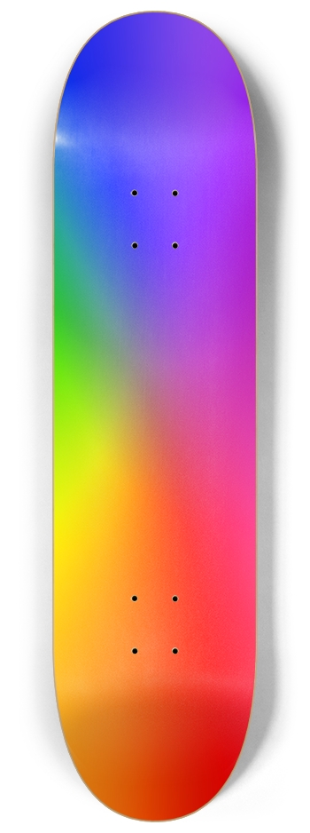 Abstract Color Wheel 8-1/4 Skateboard Deck