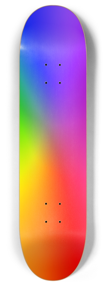 Abstract Color Wheel 8 Inch Skateboard Deck