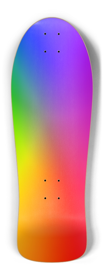 Abstract Color Wheel Old School Shape