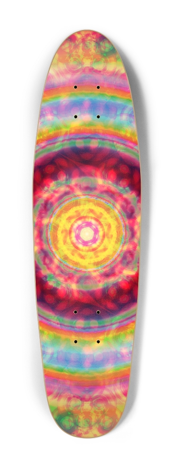 Abstract / Psychedelic Circles Cruiser Shape