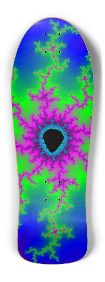 Abstract / Psychedelic Fractal Pattern Old School Shape