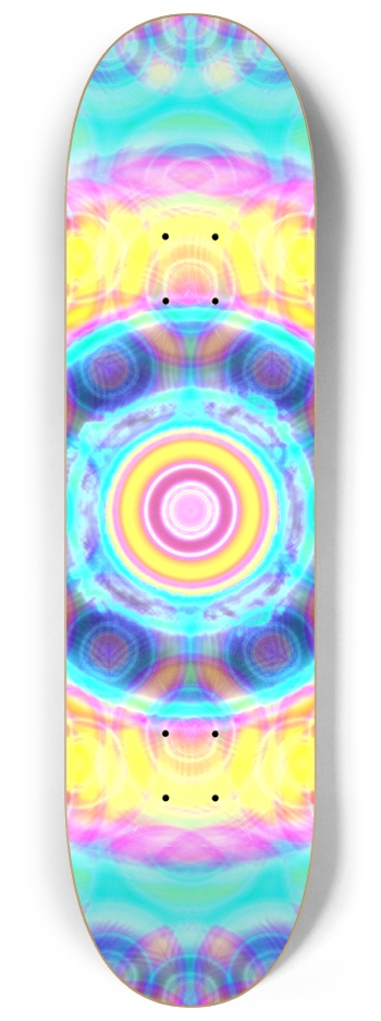 Abstract / Psychedelic Radial Pattern 8-1/4 Skateboard Deck