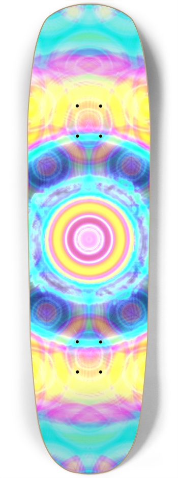 Abstract / Psychedelic Radial Pattern Square Nose
