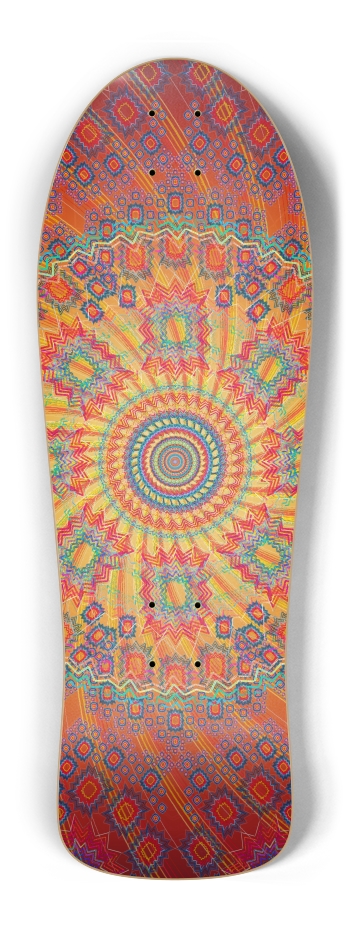 Abstract / Psychedelic Spiral Design Old School Shape