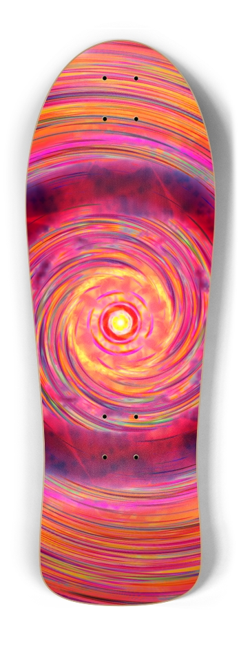 Abstract / Psychedelic Spiral Design Old School Shape