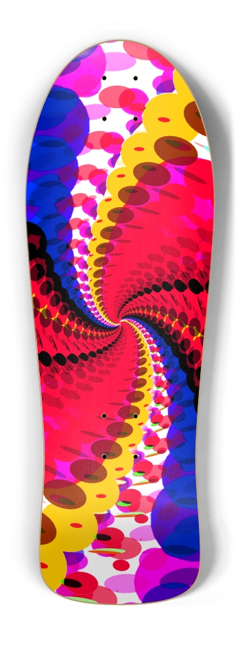 Abstract / Psychedelic Spiral Pattern Old School Shape