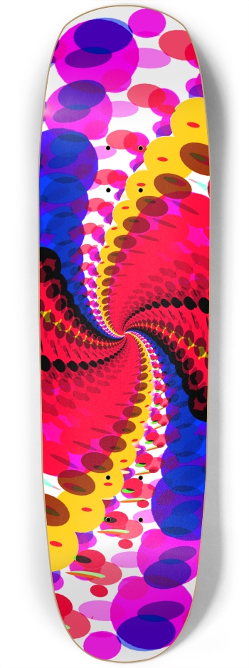 Abstract / Psychedelic Spiral Pattern Square Nose
