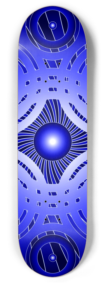 Blue Abstract Circles