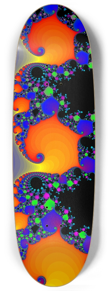 Psychedelic Fractal Pattern Egg Shape