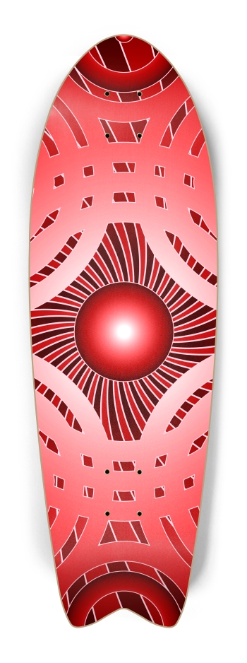 Red Abstract Circles