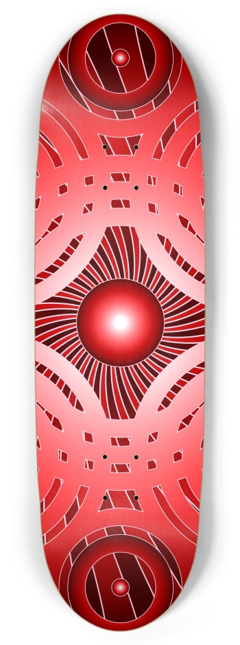 Red Abstract Circles