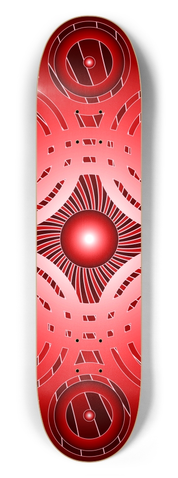 Red Abstract Circles