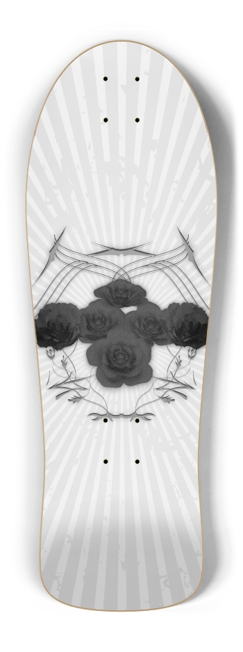 Black Roses & Tribals Old School Shape