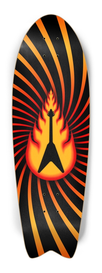 Guitar on Fire