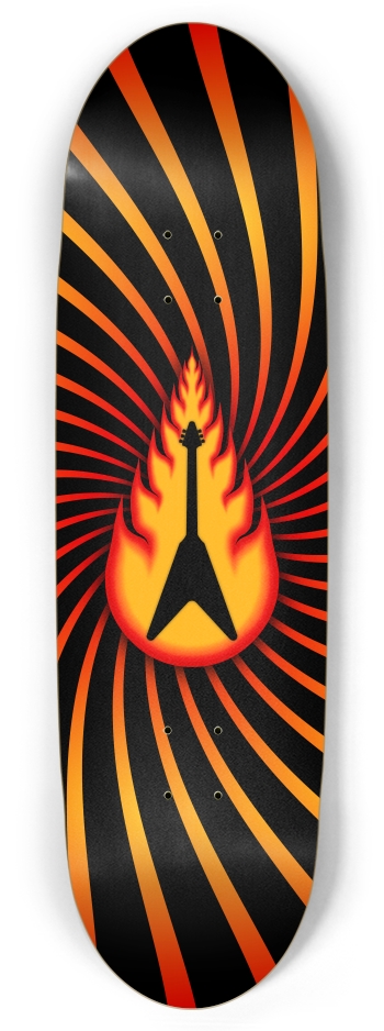 Guitar on Fire