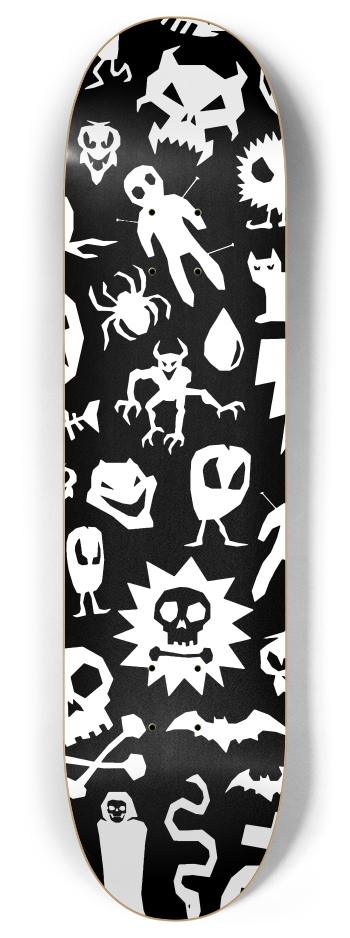 Monsters 8 Inch Skateboard Deck