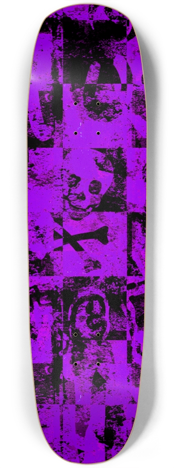 Purple Skull Square Nose