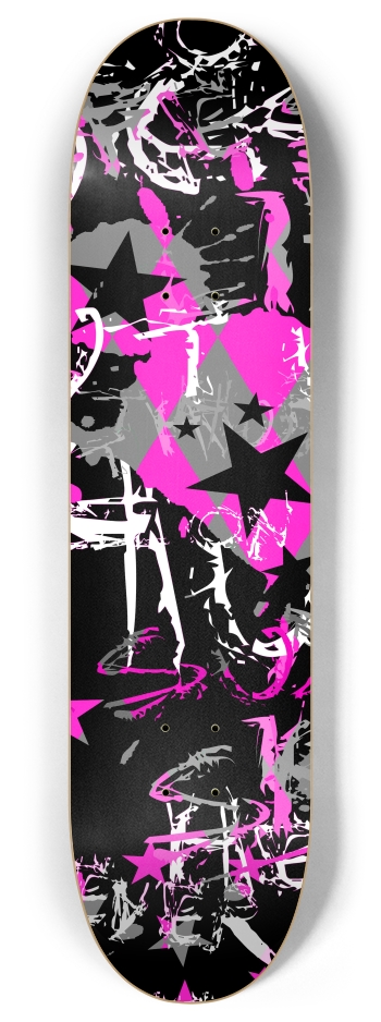 Scene Kid Graffiti 8 Inch Skateboard Deck