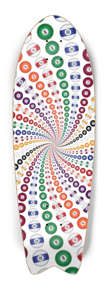 Billiards / Pool Balls Spiral