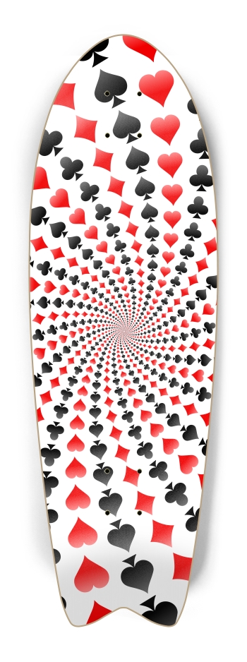 Card Suits Spiral / Vortex
