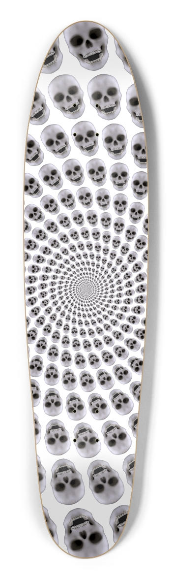 Skull Spiral / Vortex Longboard Shape