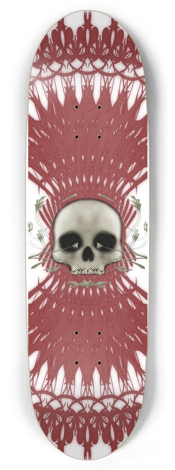 Skull with Radial Backdrop