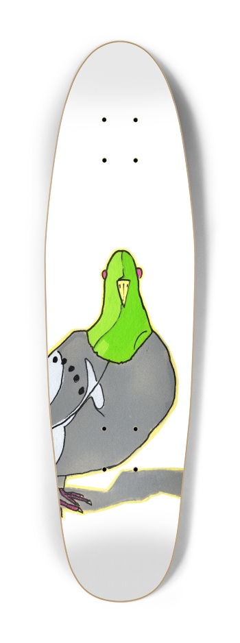 dirty bird grip or deck graphic