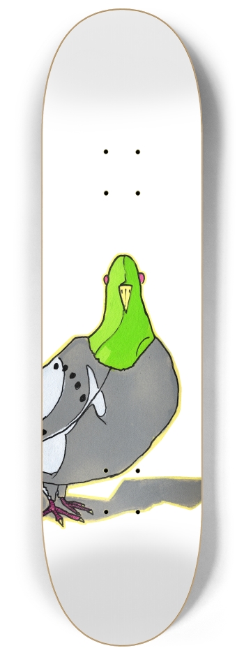 dirty bird grip or deck graphic 8-1/4 Skateboard Deck