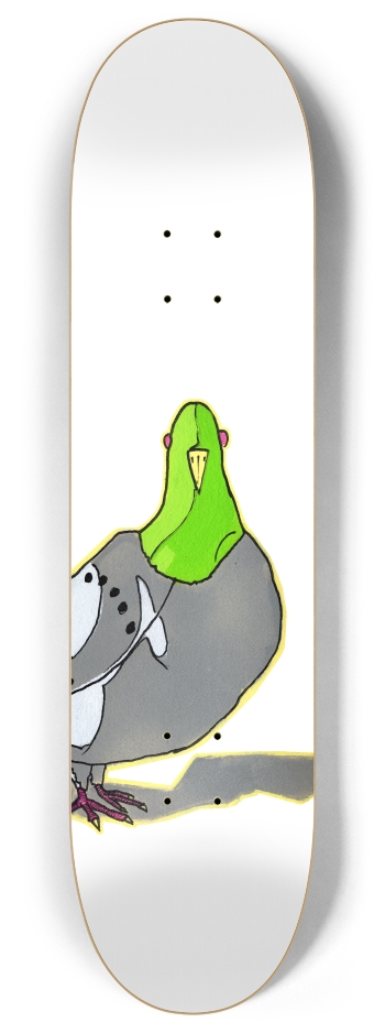 dirty bird grip or deck graphic 8 Inch Skateboard Deck