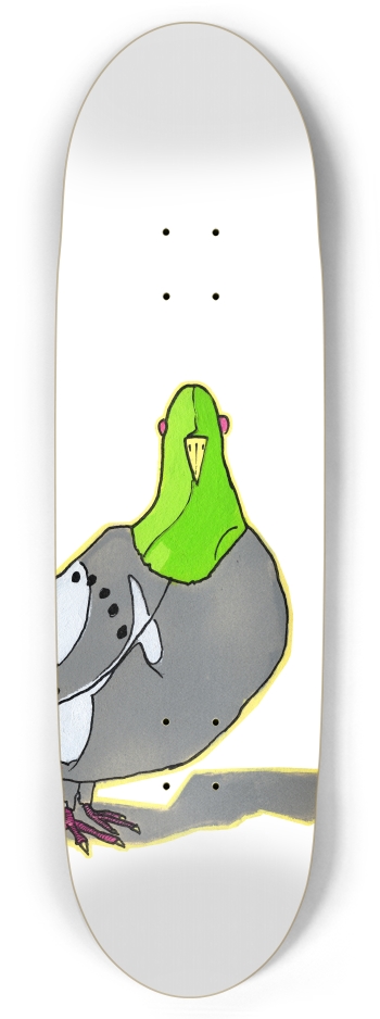 dirty bird grip or deck graphic