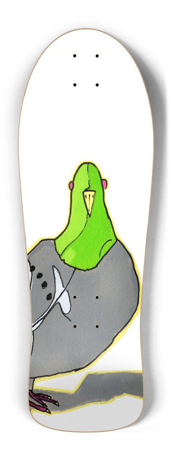 dirty bird grip or deck graphic Old School Shape