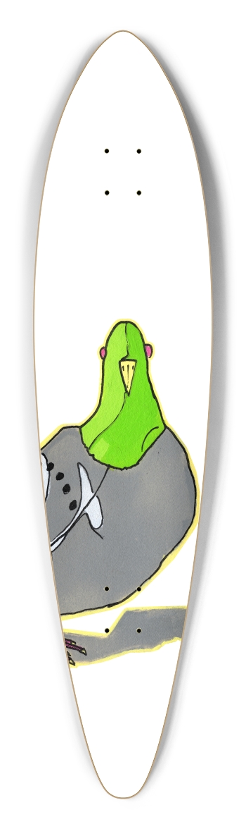 dirty bird grip or deck graphic