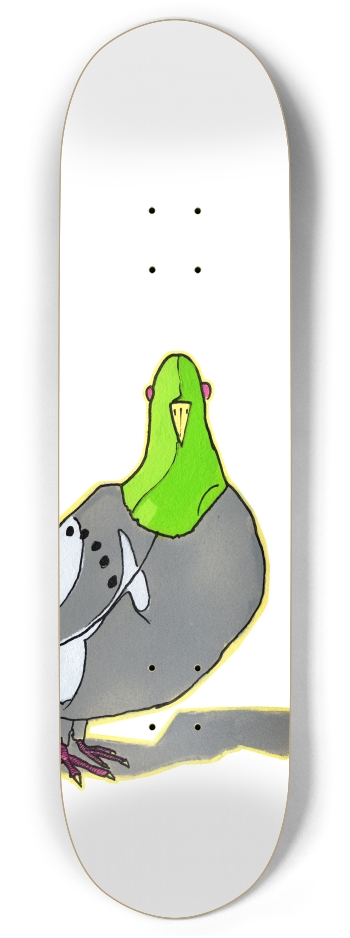 dirty bird grip or deck graphic