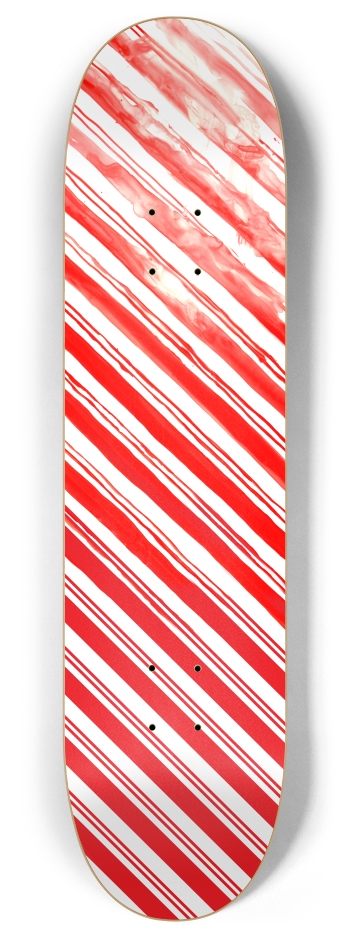 licked candy cane 8 Inch Skateboard Deck