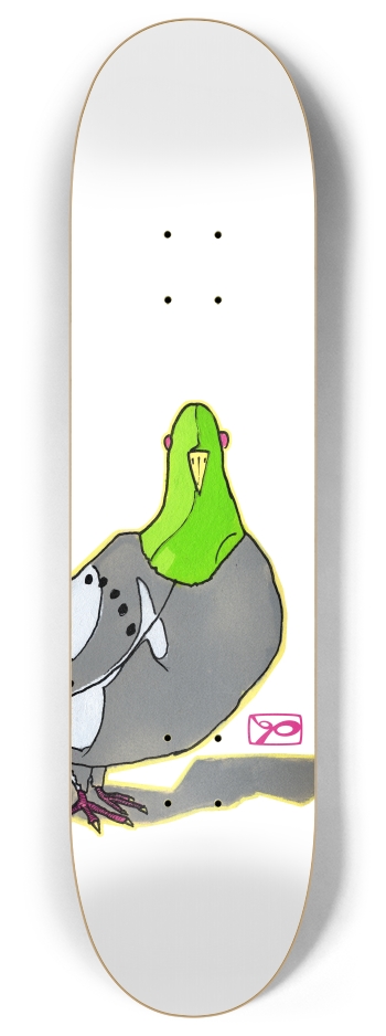 dirtybird bp logo 8 Inch Skateboard Deck