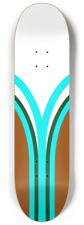 open stripes 8-1/4 Skateboard Deck