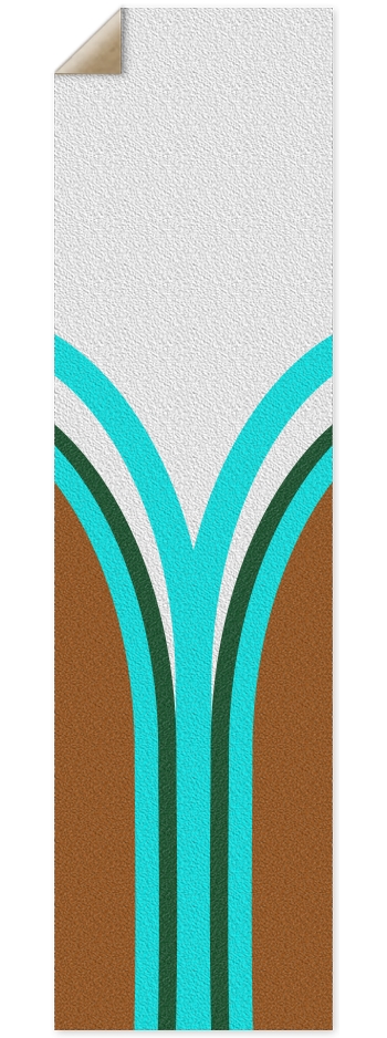 open stripes 9 x 33 Inch Griptape