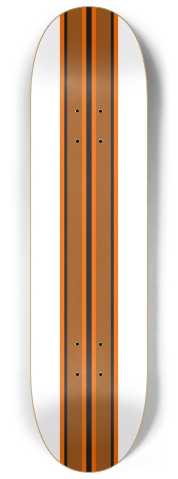 retro stripe 8-1/4 Skateboard Deck
