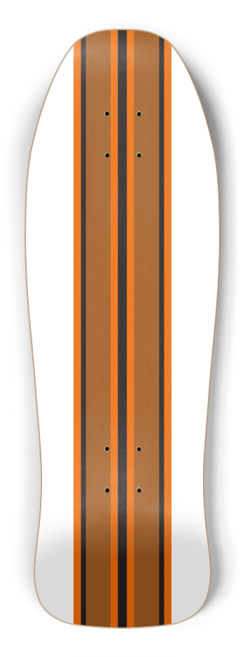 retro stripe Shredder Shape