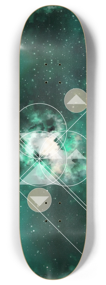 space teal 8 Inch Skateboard Deck