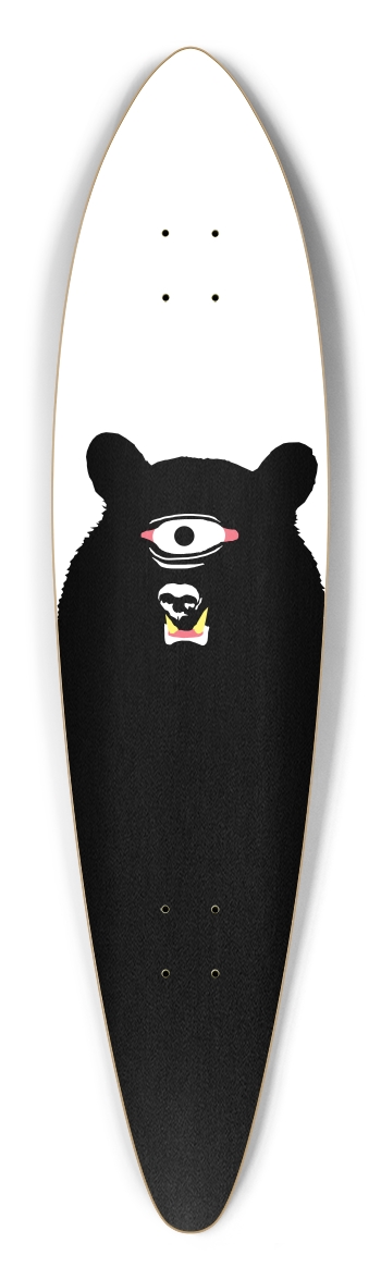 bear cyclops Pintail Longboard