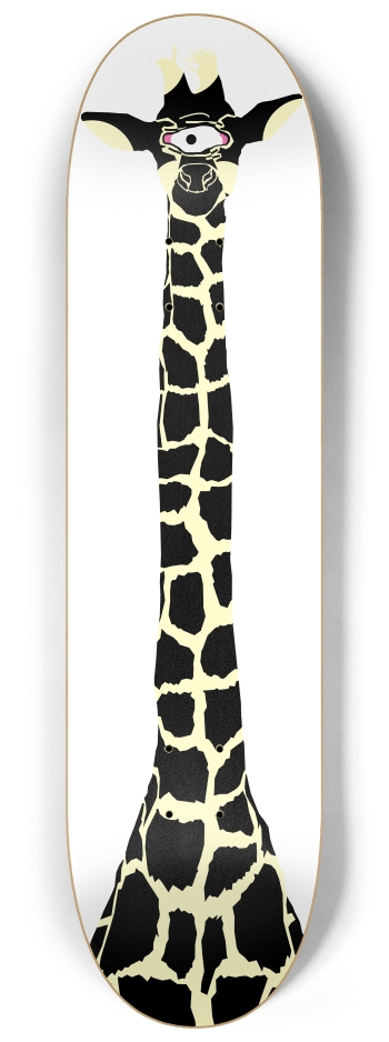 giraffe cyclops 8-1/4 Skateboard Deck
