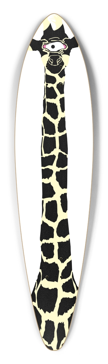 giraffe cyclops Pintail Longboard