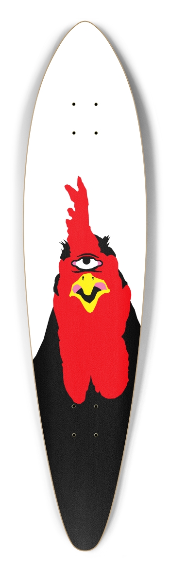 rooster cyclops Pintail Longboard