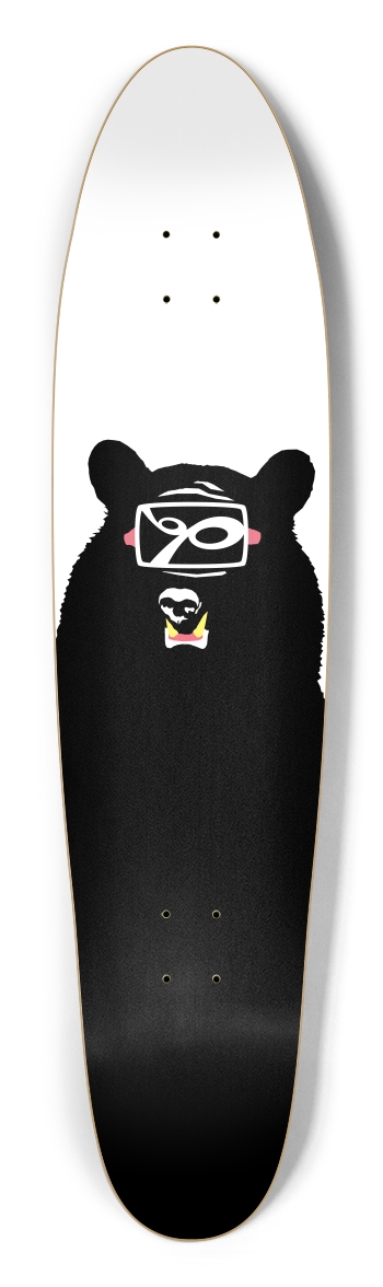 bp logo bear cyclops Longboard Shape