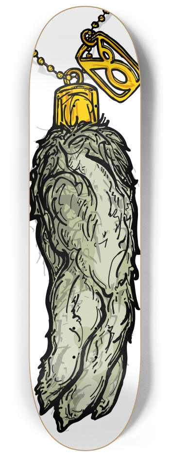 boardpusher rabbit foot 8-1/4 Skateboard Deck