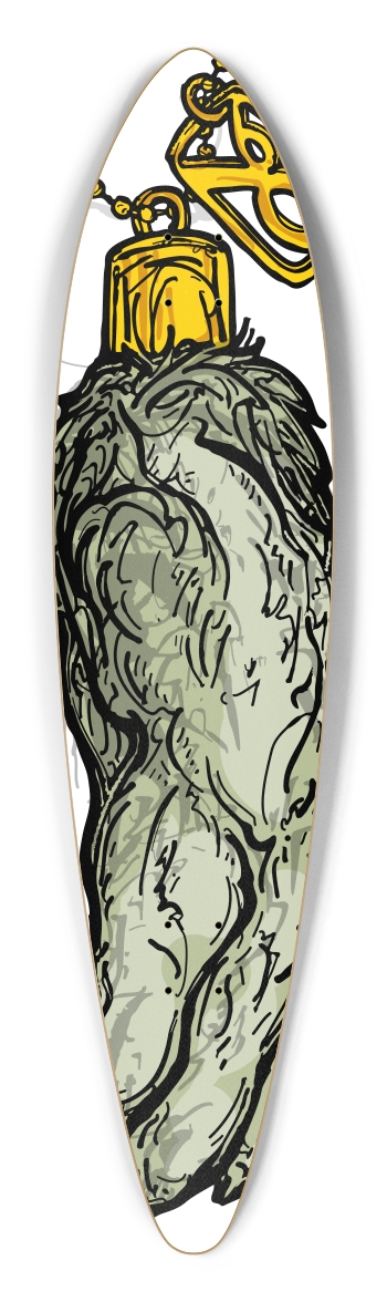 boardpusher rabbit foot Pintail Longboard