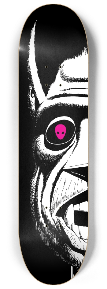 alien space monkey 8-1/4 Skateboard Deck
