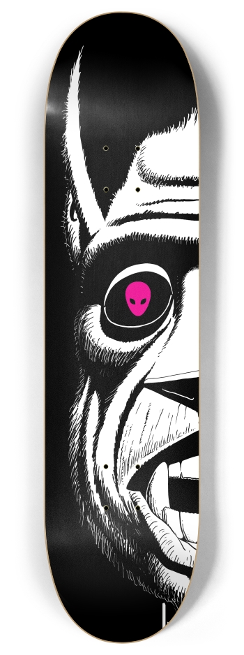 alien space monkey 8 Inch Skateboard Deck